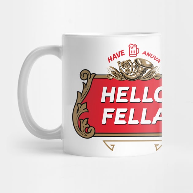 Hello Fella by PrintzStore